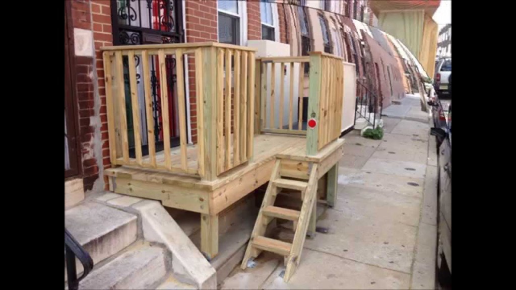 how to build deck for vertical p