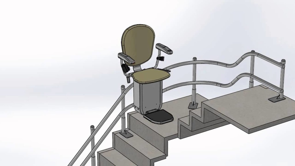 curved house stairlift
