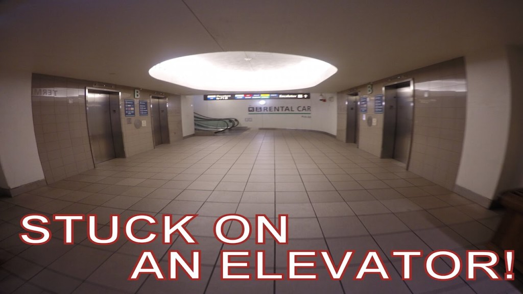 stuck in an elevator