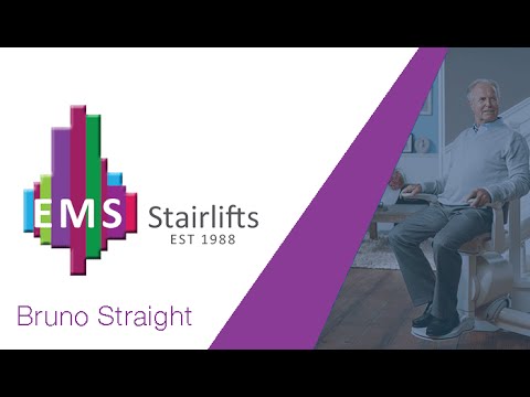 ems stairlifts bruno straight