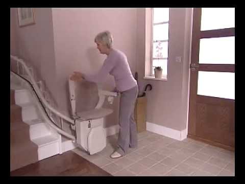 stannah stairlifts folded chair