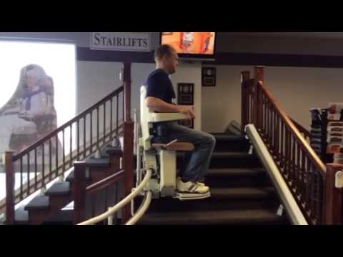 stannah curved stairlift from pr