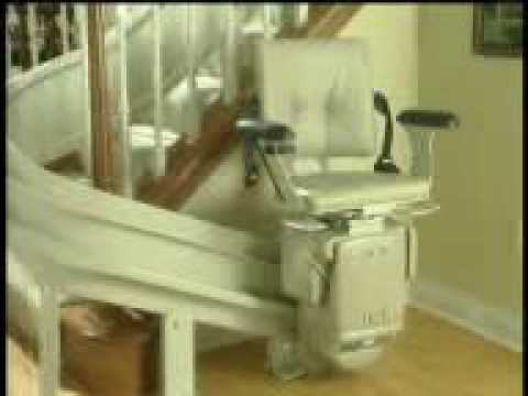bruno curved rail stair lift 1