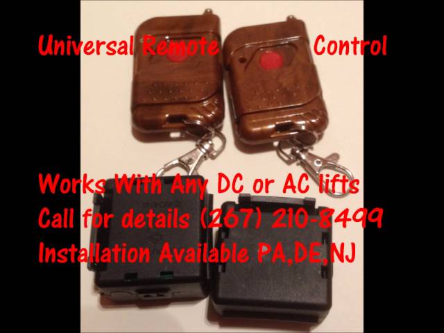 how to fix a stair lift remote c