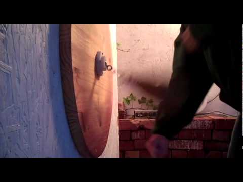speed bag on a vertical platform