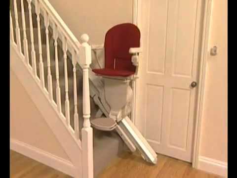 stannah stairlift with hinged ra